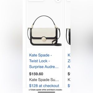 Rare KATE SPADE twist lock purse